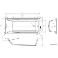 Ванна Lavinia Boho One 180x80 37010080 (с каркасом и экраном)