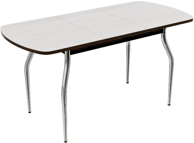 

Кухонный стол ВВР ЛДСП Раздвижной (дуб крафт белый/изогнутое)