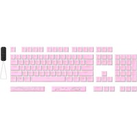 Набор кейкапов HyperX Pudding Keycaps 2 (104 шт, розовый, без кириллицы)