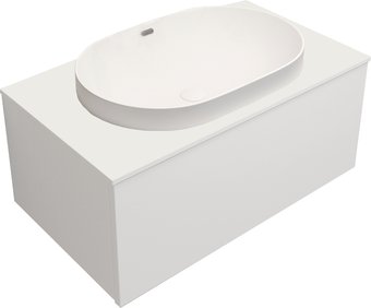 ЗОВ Тумба с умывальником Кито 70 K70LW0MWM-LDSPW6002 (белый матовый)