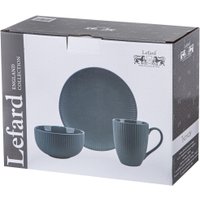 Столовый сервиз Lefard Trendy 756-442 (3пр, черный)