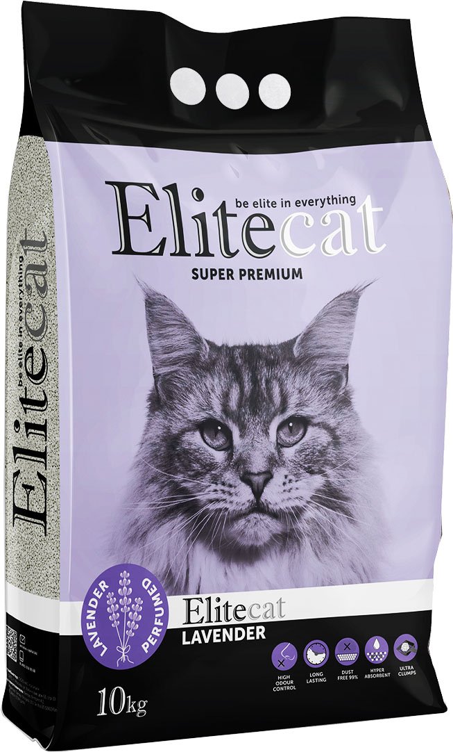 

Наполнитель для туалета EliteCat Lavender с ароматом лаванды 10 кг