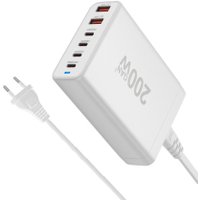 Сетевое зарядное USBTOP 1006P200WB 559447 (белый)