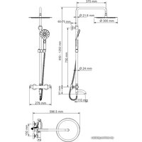 Душевая система  Wasserkraft A18801