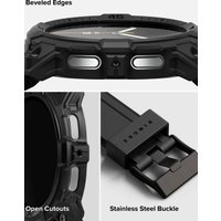 Ремешок Ringke Rugged Gear для Galaxy Watch 8 44mm All Black
