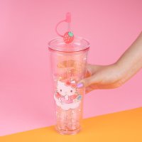 Многоразовый стакан Miniso Sanrio characters Strawberry collection 800мл (розовый)