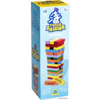 Настольная игра Лас Играс Падающая башня. Для умников и умниц 601374