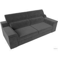 Диван Лига диванов Лига-003 117108 (велюр серый)