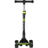 Трехколесный самокат Novatrack Rainbow 120 120BB.RAINBOW.BGN25 (черный/зеленый)