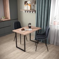 Кухонный стол Mio Tesoro Tako 92x50 (дуб сонома/черный)