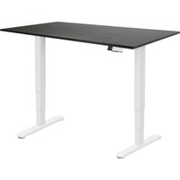 Стол для работы стоя ErgoSmart Unique Ergo Desk 1380x800x18мм (дуб мореный/белый)