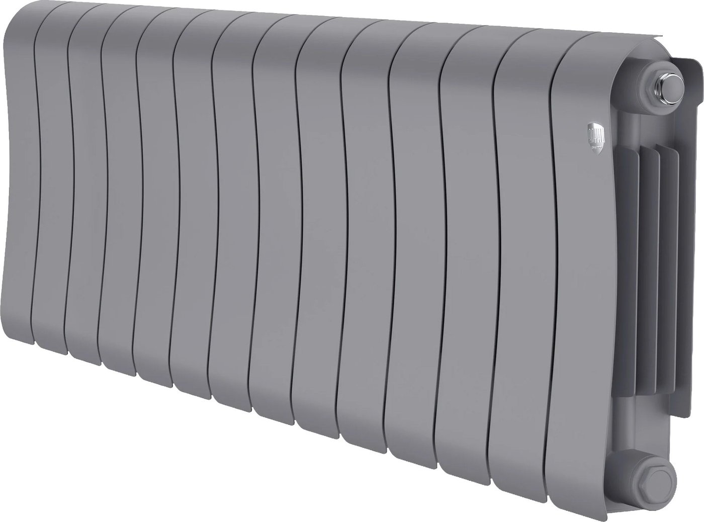 Биметаллический радиатор Royal Thermo Infinity 300 Silver Satin (14 секций)