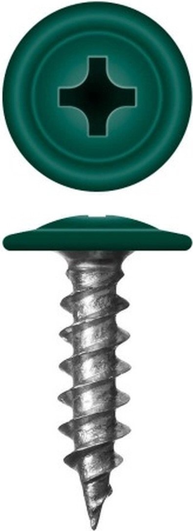 

Саморез Admiral МЦП Острый 4.2x25мм RAL 6005 (500шт, зеленый мох)