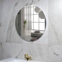  Пекам Зеркало Ring Fly 90x90 RingFly-90x90spcl (с подсветкой, с сенсором, подогревом, часами)