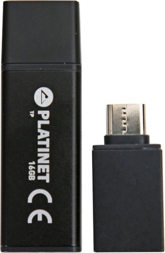 USB Flash Platinet X-Depo USB 3.0 + Type-C Adapter 16GB (черный)