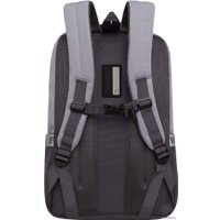 Городской рюкзак Grizzly RU-337-2 (серый/салатовый)