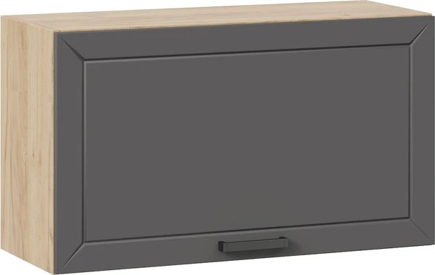 

Шкаф навесной Трия Лорас 1ВВ8Г с одной откидной дверью (дуб крафт золотой/холст вулкан)