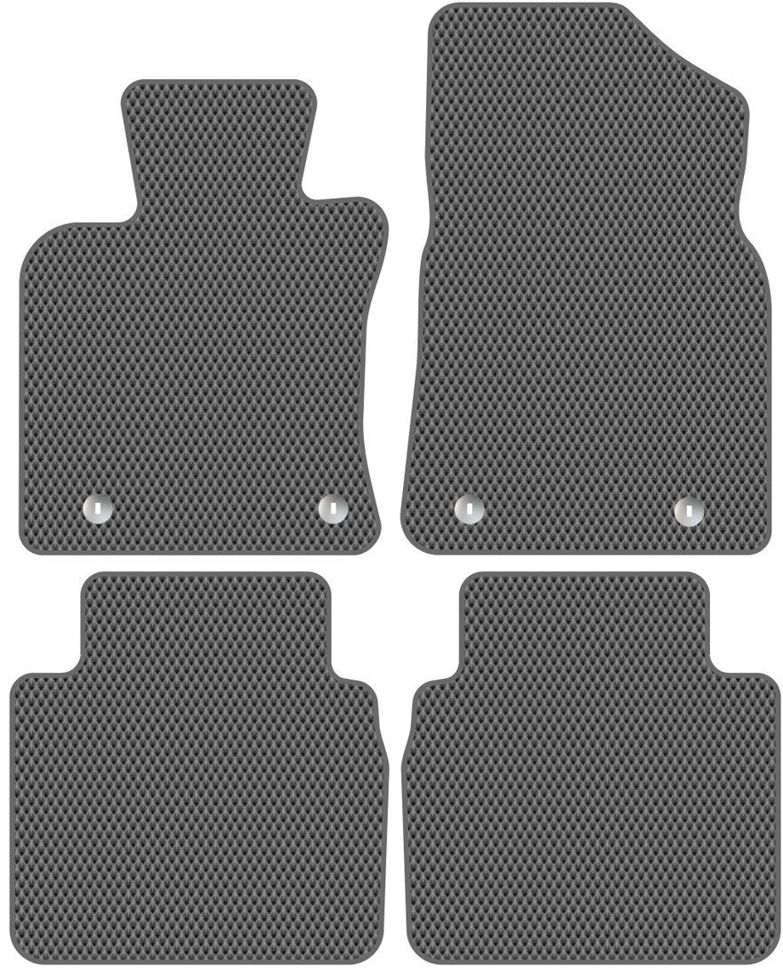 

Комплект ковриков для авто Alicosta Lexus ES250 VII (седан / XV70) 2018 - Н.В. (серый, ромб)