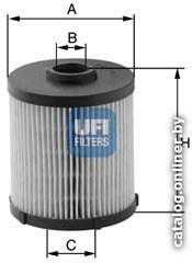 Топливный фильтр UFI 2602100