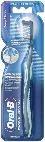 Зубная щетка Oral-B Expert Advanced Очищение (бирюзово-розовый)