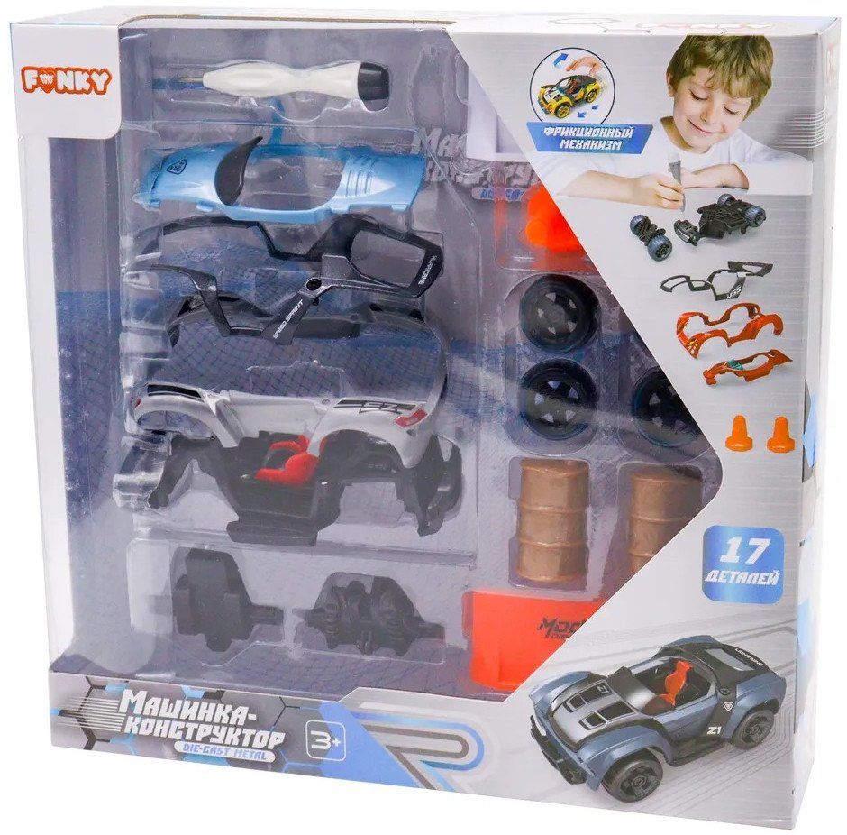 

Конструктор Funky Toys Машинка YS0281479