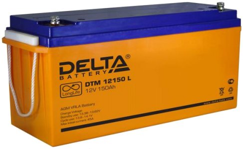 

Аккумулятор для ИБП Delta DTM 12150 L (12В/150 А·ч)