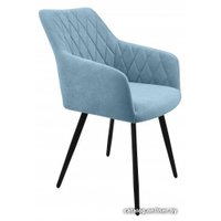 Стул Гальваник Диаманте Лофт (эмаль черный муар/Catania Dasty-B)