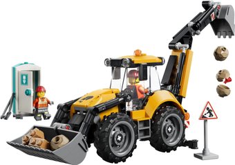 Конструктор LEGO City 60480 Желтый экскаватор-погрузчик