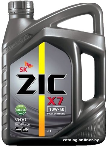 Моторное масло ZIC X7 Diesel 10W-40 6л