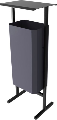 Уличная урна Allerd Стандарт 50л (серый)