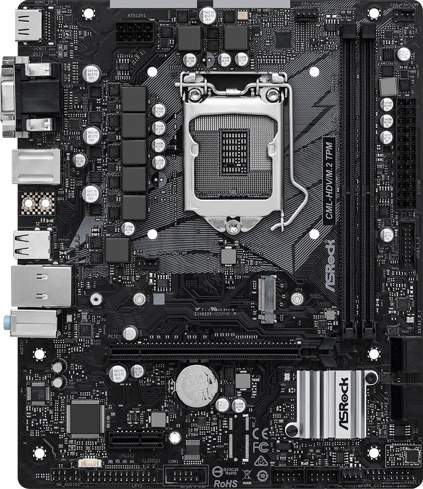 

Материнская плата ASRock CML-HDV/M.2 TPM