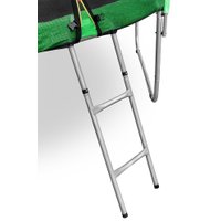 Батут GetActive Jump 8ft - 252 см с лестницей, внешней сеткой (зеленый)
