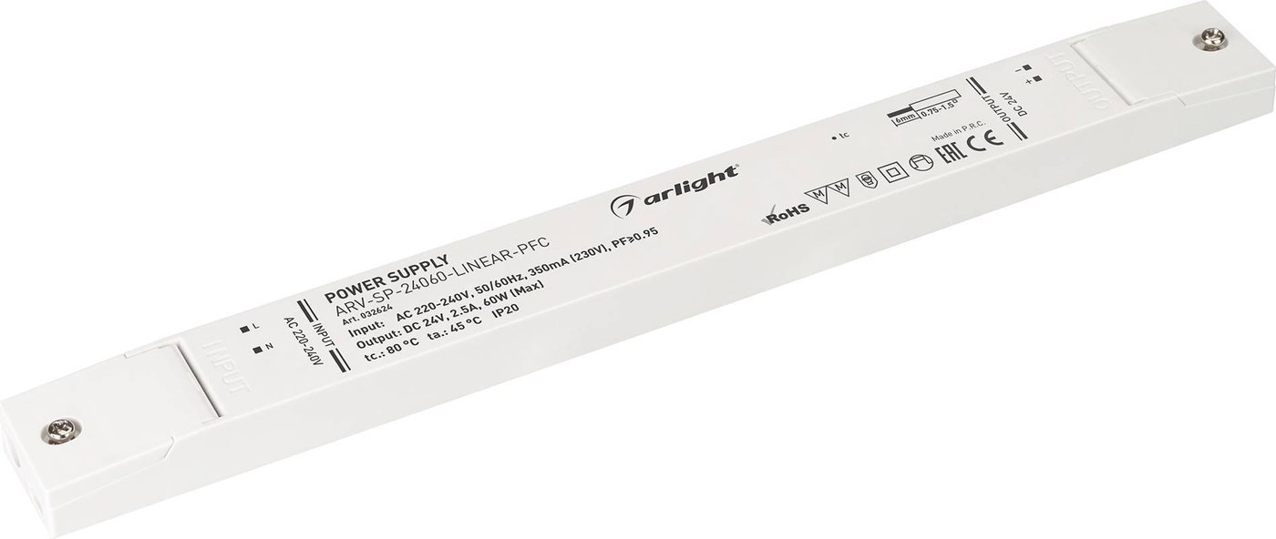 

Блок питания Arlight ARV-SP-24060-LINEAR-PFC 032624