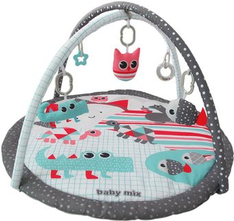 Развивающий коврик Baby Mix Крокодил и друзья 43406