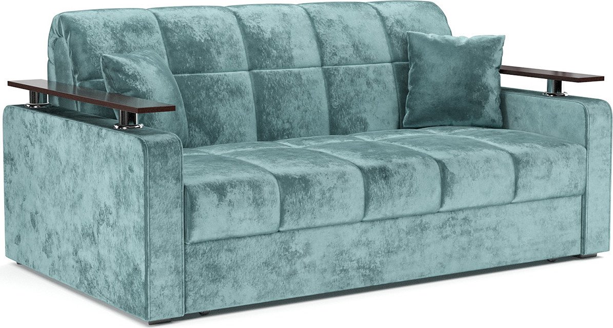 

Диван Мебель-АРС Аккордеон Бакли ППУ 120x200 (велюр мятный Plush OWV-27)