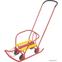 Санки Nika Ветерок 7 Универсал (алый)