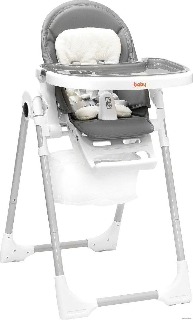 Высокий стульчик Baby Prestige Junior Lux+ (серый)