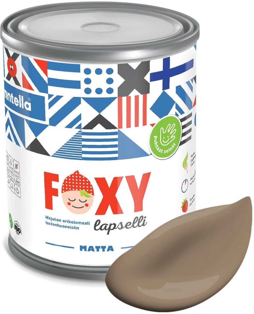 

Краска Finntella Foxy Lapselli Matte Tatti F-50-1-1-FL260 0.9 л (коричневый)