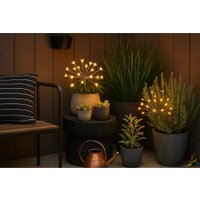 Рождественская ветка AksHome Тип 8 Фейерверк 31х75см 25LED 3АА