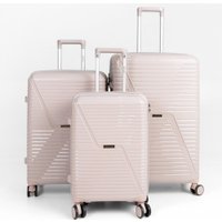 Чемодан-спиннер Rozan 3934 53 см (бежевый)