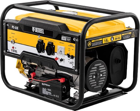 

Бензиновый генератор Denzel PS-33E