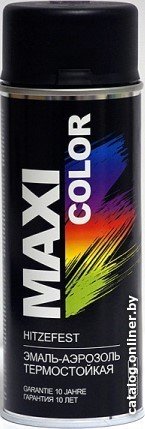 Эмаль Maxi Color 0008MX 400 мл термостойкая (черный)