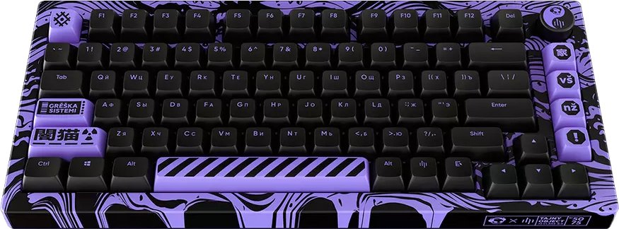 

Клавиатура Dark Project x Akko 5075 Purple (g3ms Sapphire)