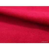 Угловой диван Лига диванов Комфорт 27929 (левый, микровельвет, красный/черный)