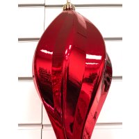 Елочная игрушка GreenTerra Сосулька 25см 202506 (красный)