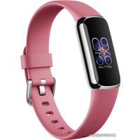 Фитнес-браслет Fitbit Luxe (серебристый/розовый)