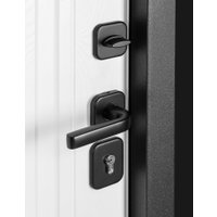 Металлическая дверь Guard MG75 МДФ/МДФ 87х205 правая (серый/белый ясень)