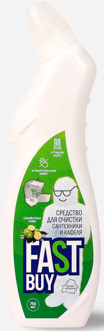 

Средство для сантехники FastBuy WC gel Lime (0.75 л)