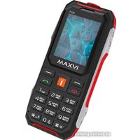 Кнопочный телефон Maxvi T100 (красный)