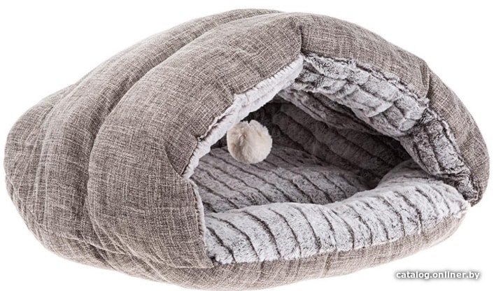 Домик Ferplast Tufli Cuscino с игрушкой 48 (серый)